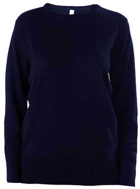 Kariban Ladies' Crew Neck Jumper - blau