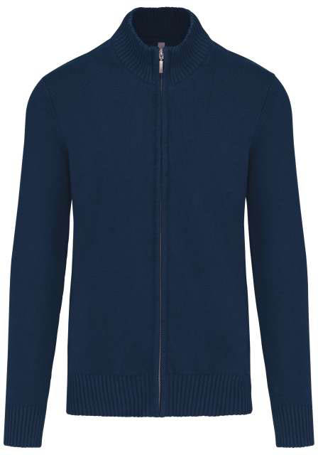 Kariban Full Zip Cardigan - blau