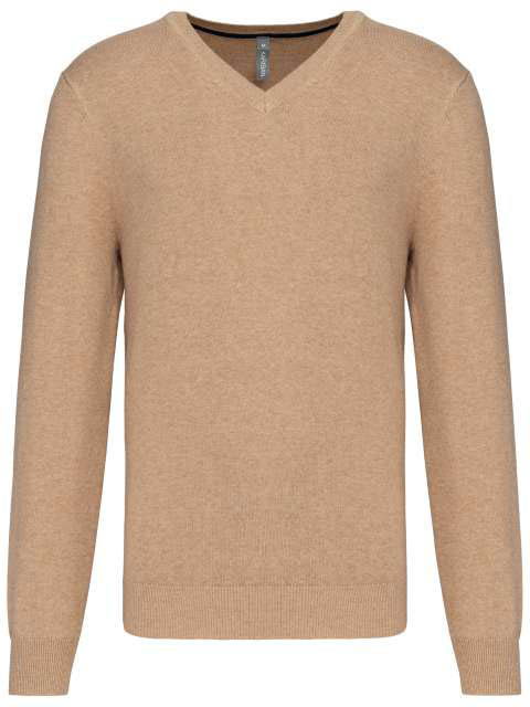 Kariban Premium V-neck Jumper - hnedá