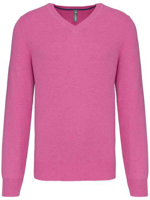 Kariban Premium V-neck Jumper - růžová