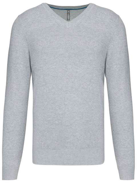 Kariban Premium V-neck Jumper - grey