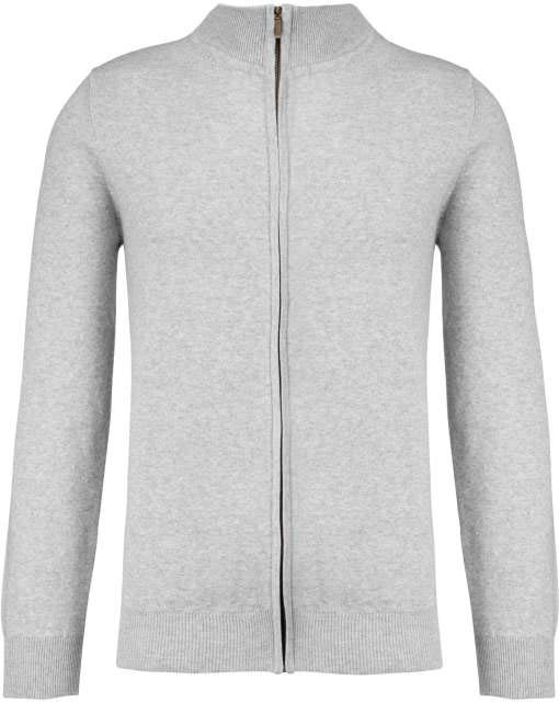 Kariban Premium Full Zip Cardigan - grey
