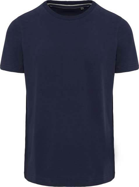 Kariban Men's Vintage Short Sleeve T-shirt - modrá