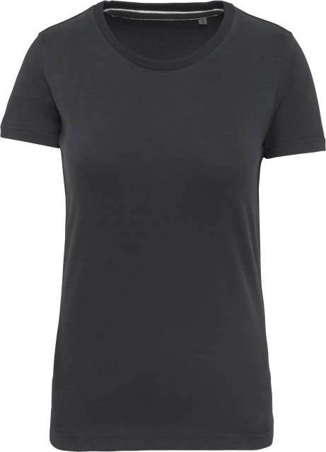 Kariban Ladies' Vintage Short Sleeve T-shirt - šedá