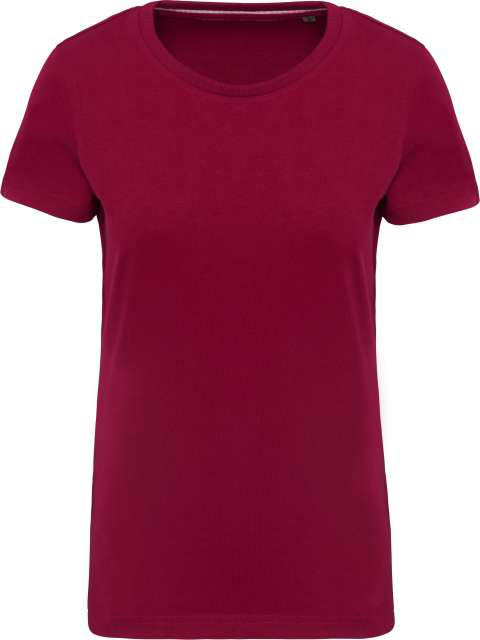Kariban Ladies' Vintage Short Sleeve T-shirt - červená