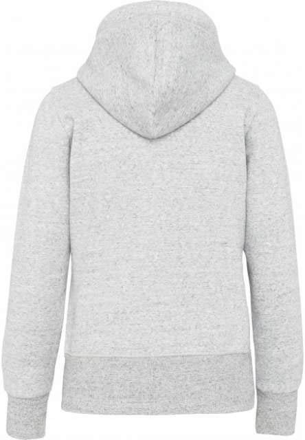 Kariban Ladies' Vintage Zipped Hooded Sweatshirt mikina - Kariban Ladies' Vintage Zipped Hooded Sweatshirt mikina - Ash Grey