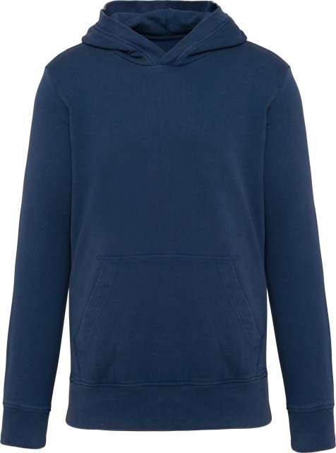 Kariban French Terry Hooded Sweatshirt - modrá