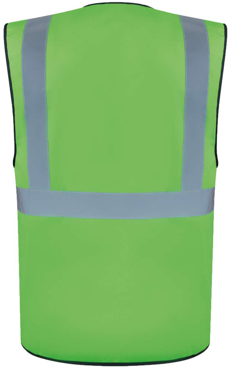 Korntex Comfort Executive Safety Vest "hamburg" - Multifunctional With Pockets - zelená