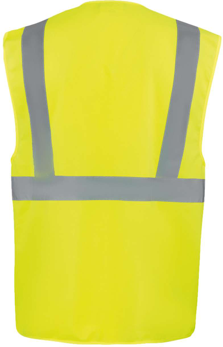 Korntex Comfort Executive Safety Vest "hamburg" - Multifunctional With Pockets - yellow