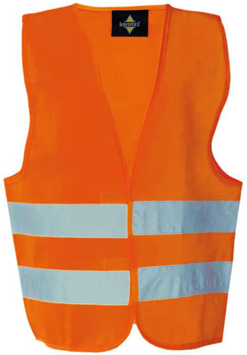 Korntex Safety Vest For Kids "aarhus" - Korntex Safety Vest For Kids "aarhus" - Safety Orange