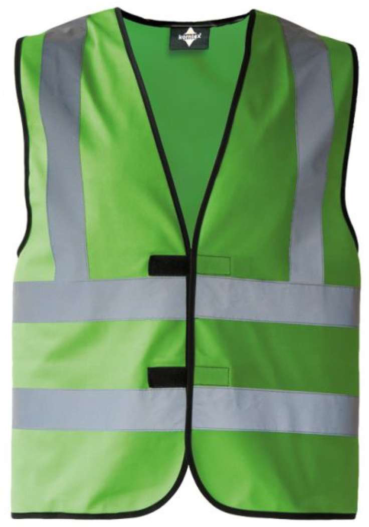 Korntex Safety / Functional Vest "hannover" - Four Reflective Stripes - Korntex Safety / Functional Vest "hannover" - Four Reflective Stripes - Kelly Green