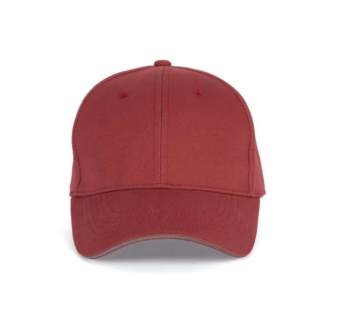 K-up Orlando - 6 Panels Cap - K-up Orlando - 6 Panels Cap - Terracotta