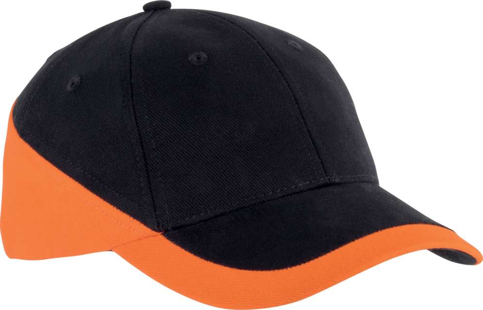 K-up Racing - Two-tone 6 Panel Cap - black