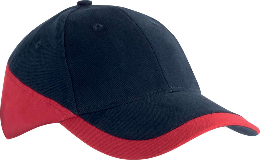 K-up Racing - Two-tone 6 Panel Cap - modrá