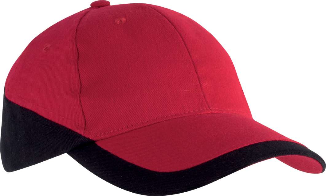 K-up Racing - Two-tone 6 Panel Cap - K-up Racing - Two-tone 6 Panel Cap - Cherry Red