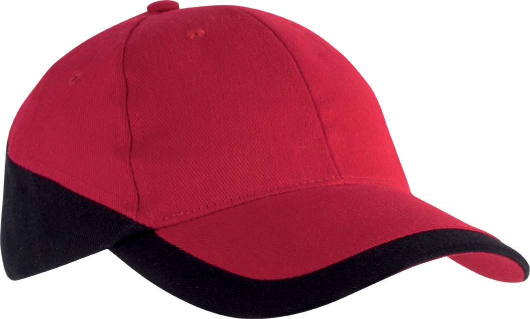 K-up Racing - Two-tone 6 Panel Cap - červená