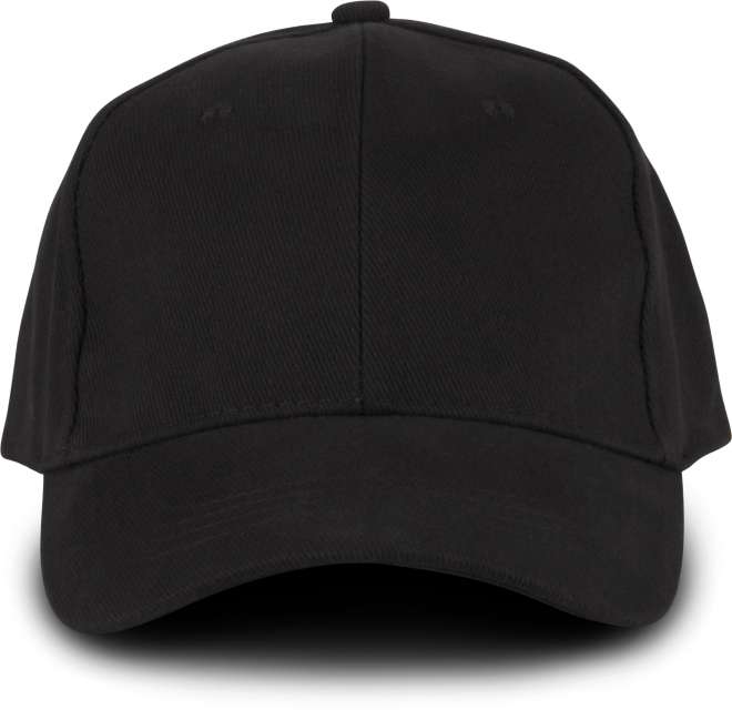 K-up Oekotex Certified 6 Panels Cap - černá