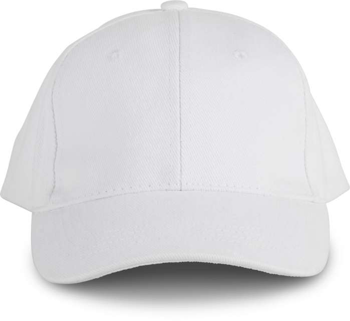 K-up Oekotex Certified 6 Panels Cap - bílá