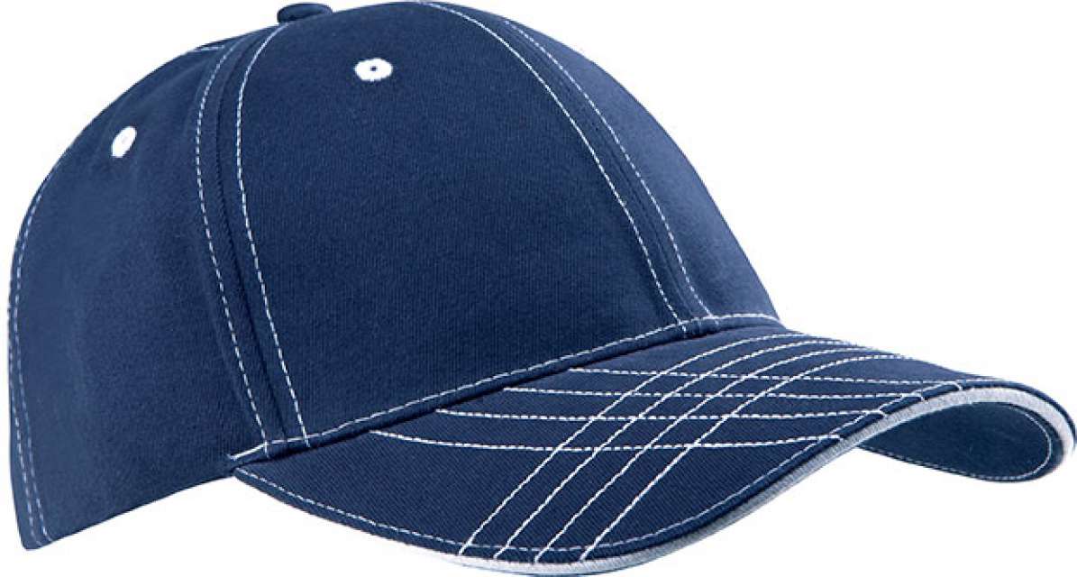 K-up 6 Panels Fashion Cap - modrá