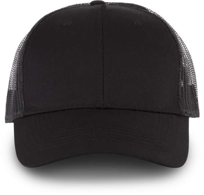 K-up Oekotex Certified Trucker Cap - schwarz