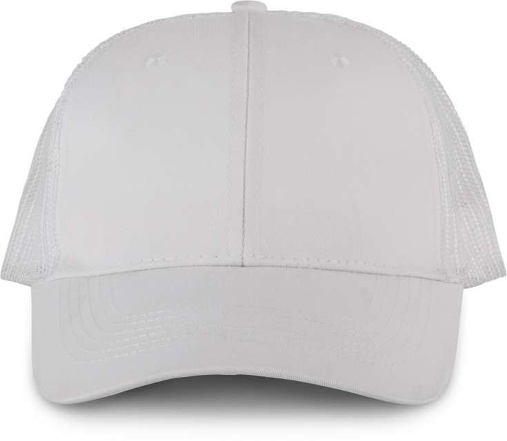 K-up Oekotex Certified Trucker Cap - Weiß 