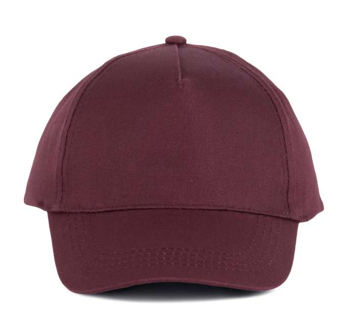 K-up Cotton Cap - 5 Panels - červená