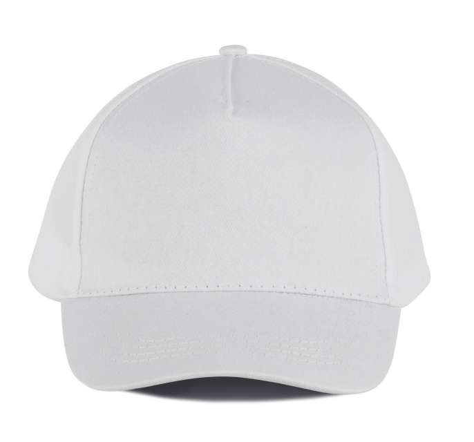 K-up Cotton Cap - 5 Panels - white