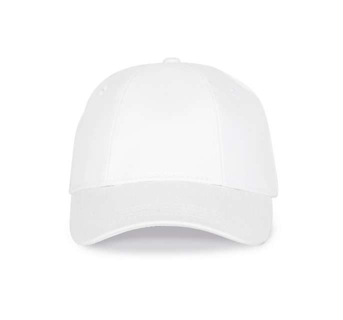 K-up 6 Panels Easy-print Cap - white