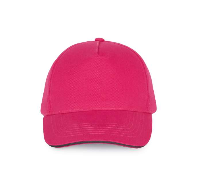 K-up Sandwich Peak Cap - 5 Panels - Rosa