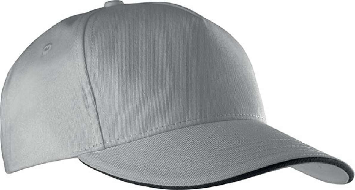 K-up Sandwich Peak Cap - 5 Panels - K-up Sandwich Peak Cap - 5 Panels - Ice Grey