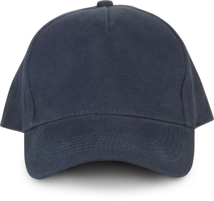 K-up 5 Panels Organic Cotton Cap - blau