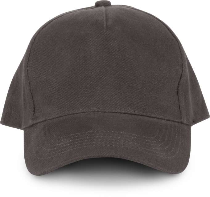 K-up 5 Panels Organic Cotton Cap - Grau