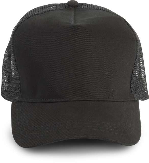 K-up Trucker Cap - 5 Panels - čierna