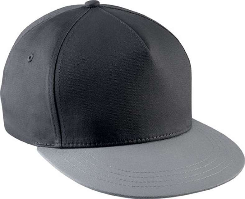 K-up Snapback Cap - 5 Panels - šedá