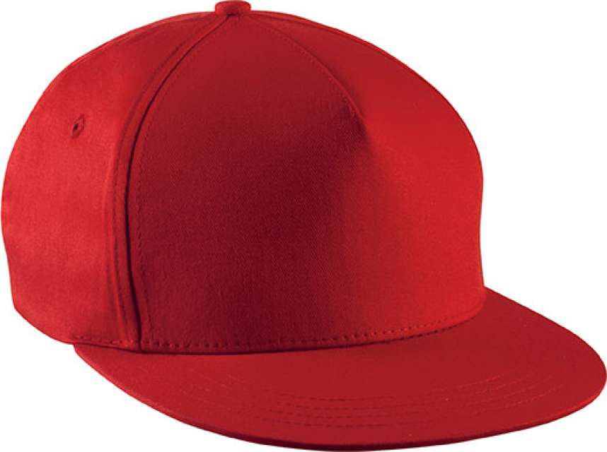 K-up Snapback Cap - 5 Panels - red