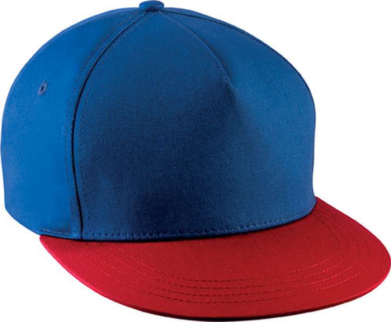 K-up Snapback Cap - 5 Panels - blau