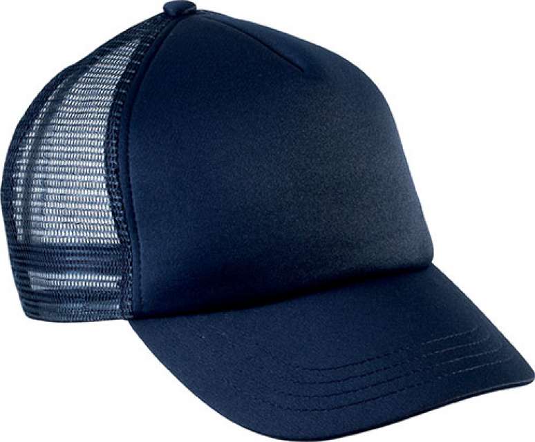 K-up Kids' Trucker Mesh Cap - 5 Panels - blue