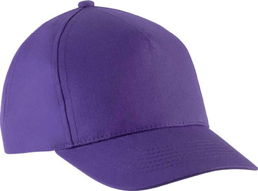 K-up Kids' Cotton Cap - 5 Panels - fialová