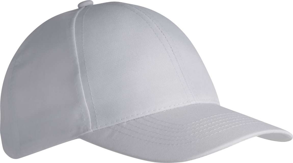 K-up Polyester Cap - 6 Panels - bílá