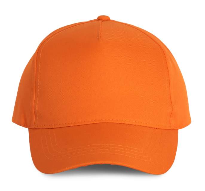 K-up Polyester Cap - 5 Panels - oranžová