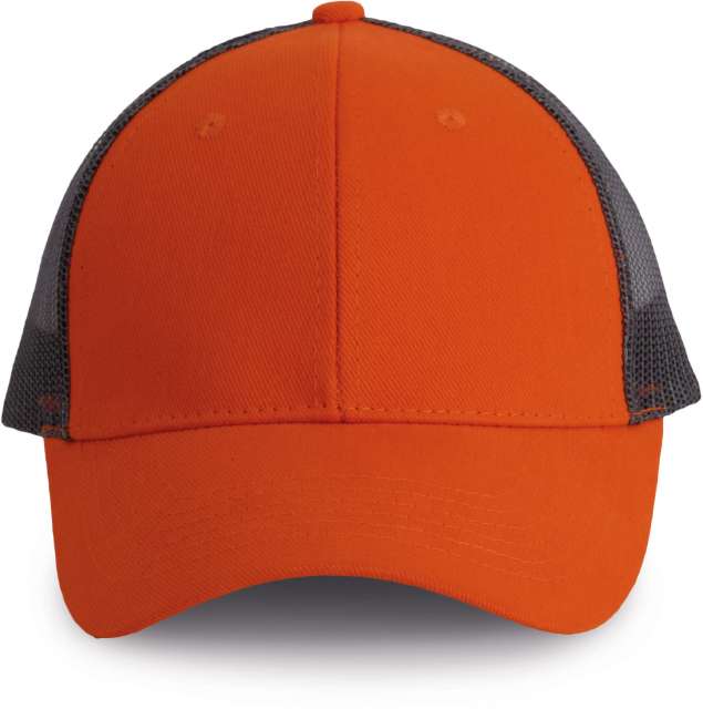 K-up Trucker Cap - 6 Panels - oranžová