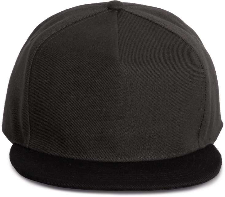 K-up Snapback Cap - 5 Panels - K-up Snapback Cap - 5 Panels - Charcoal