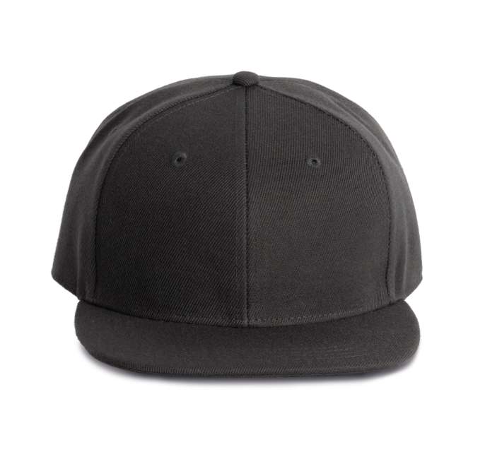 K-up Snapback Cap - 6 Panels - K-up Snapback Cap - 6 Panels - Charcoal