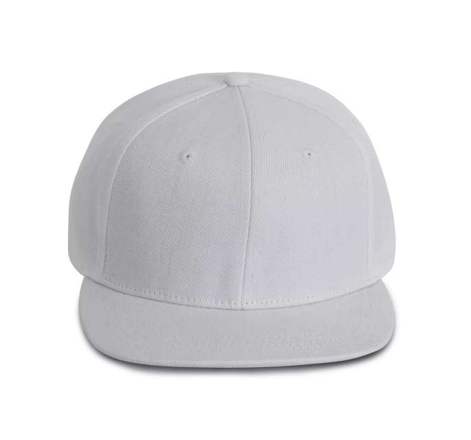 K-up Snapback Cap - 6 Panels - white