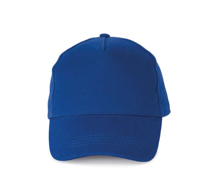 K-up Heavy Cotton Cap - 5 Panels - blue