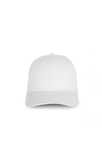 K-up Baseball Cap - 6 panels - white