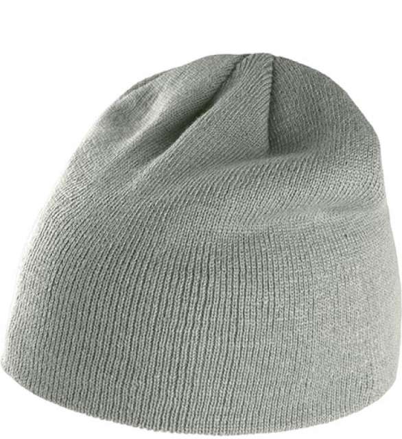 K-up Knitted Beanie - Grau