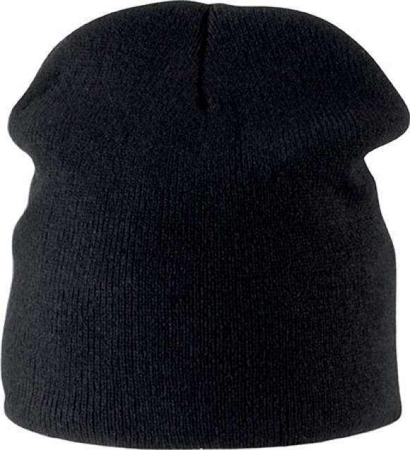 K-up Fleece Lined Beanie - black