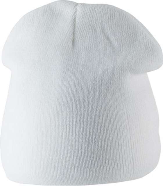 K-up Fleece Lined Beanie - bílá