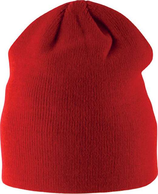 K-up Knitted Kids' Beanie - red